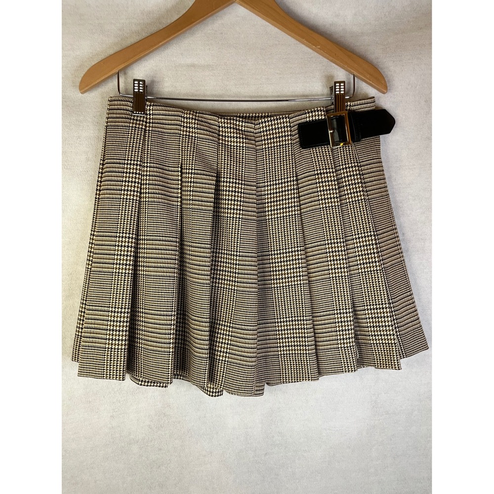 Cara Cara‎ Sz M Abbey Skirt Glen Hound Plaid Orig. $425 NWT